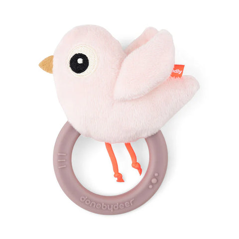 Done by Deer Sensory Ring with Teether Birdee