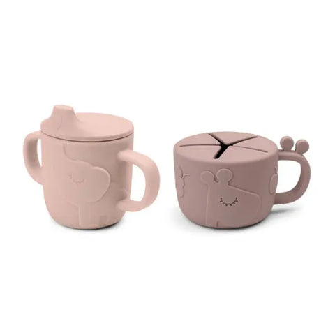 Done by Deer Peekaboo Spout Snack Cup Set